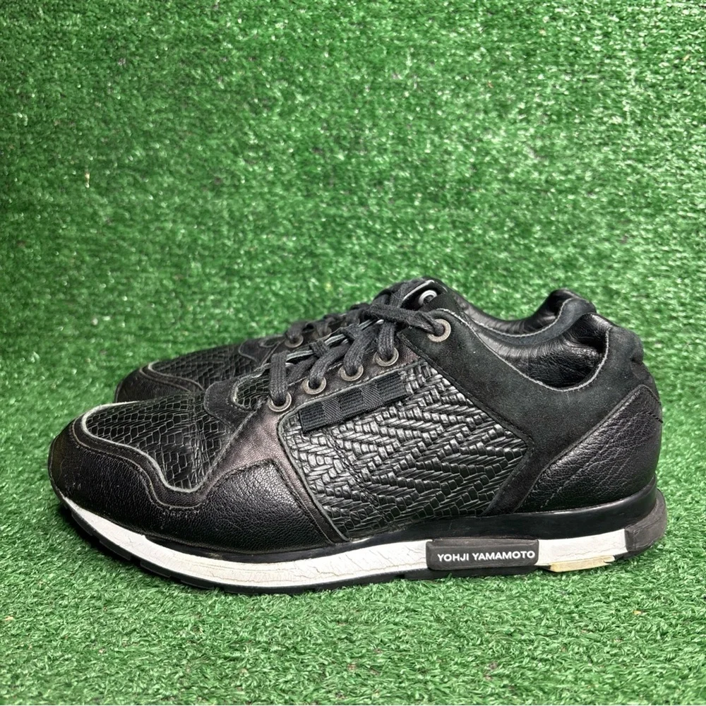 Yohji Yamamoto Adidas Y-3 Black Classic Sneakers‎ Mens Size 7.5